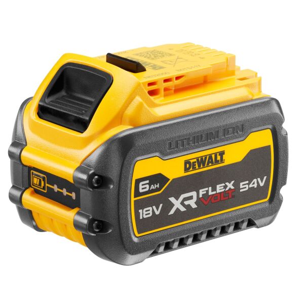 DeWALT DCB118T2 18 / 54V FlexVolt Li-Ion Accu Starterset (2x 6.0Ah) + Lader - Detailed view of the product