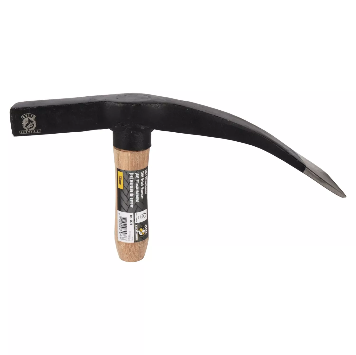 Orit SH70 Straathamer - Houten Handgreep - 70mm