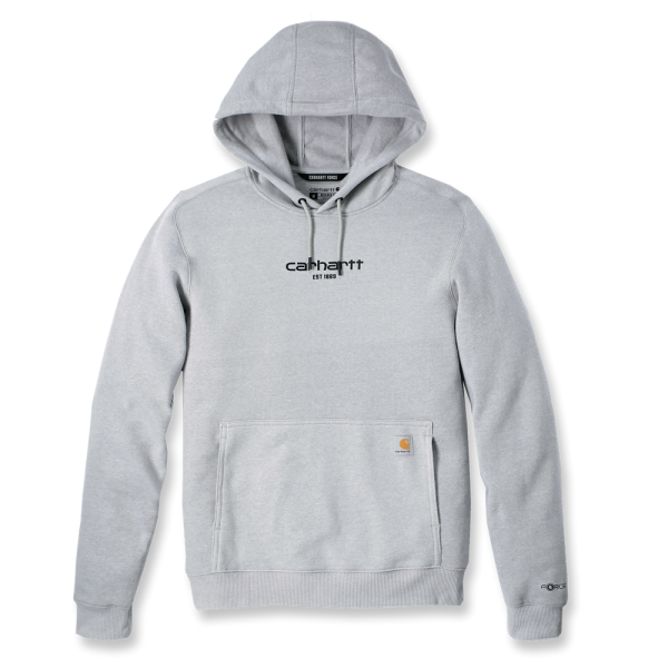 Carhartt Logo Graphic Sweatshirt Asphalt Heather - L