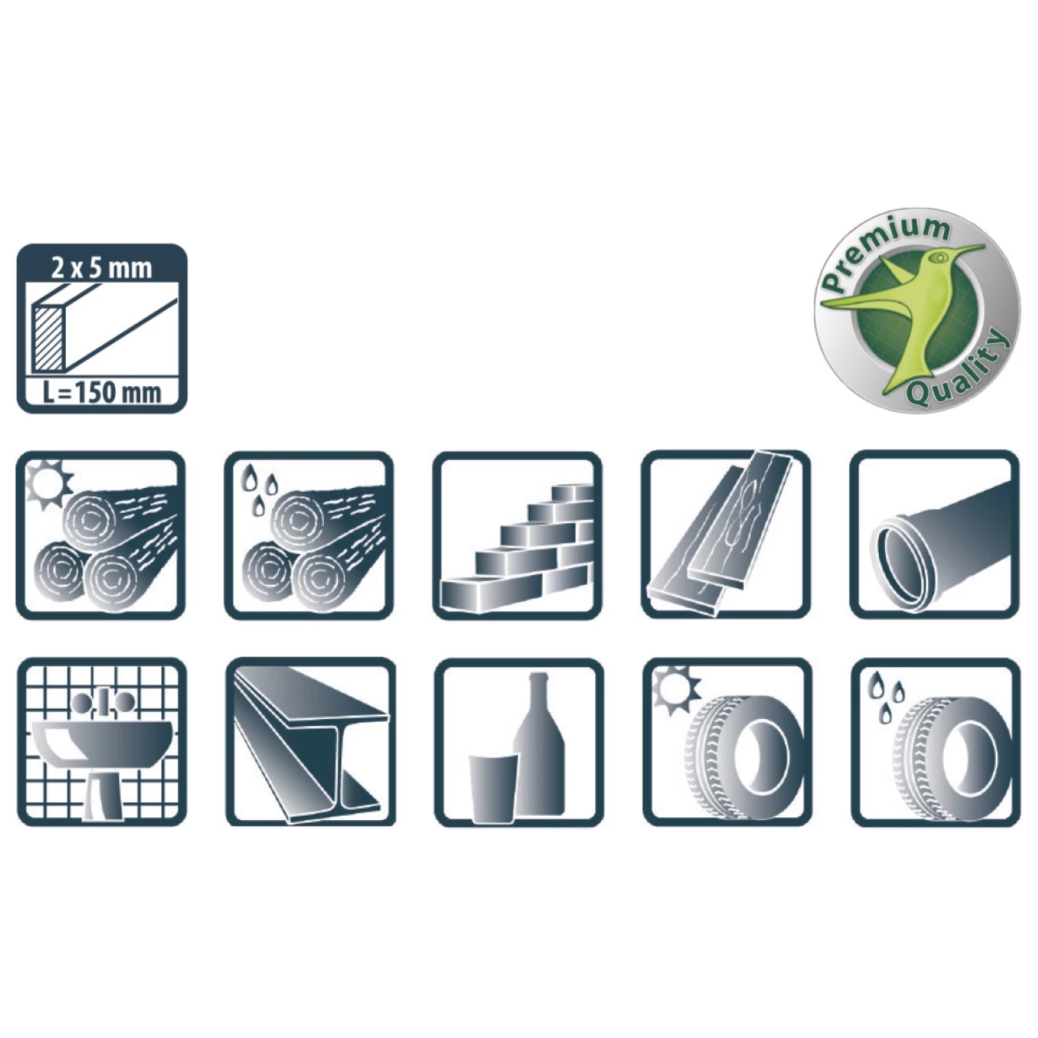 Pica 6040 BIG Dry Navulling - Grafiet/Wit (12st) thumbnail 2