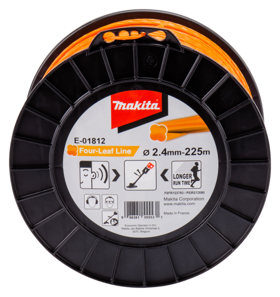 Makita E-01812 Maaidraad - 2,4mmx225m - Detailed view of the product