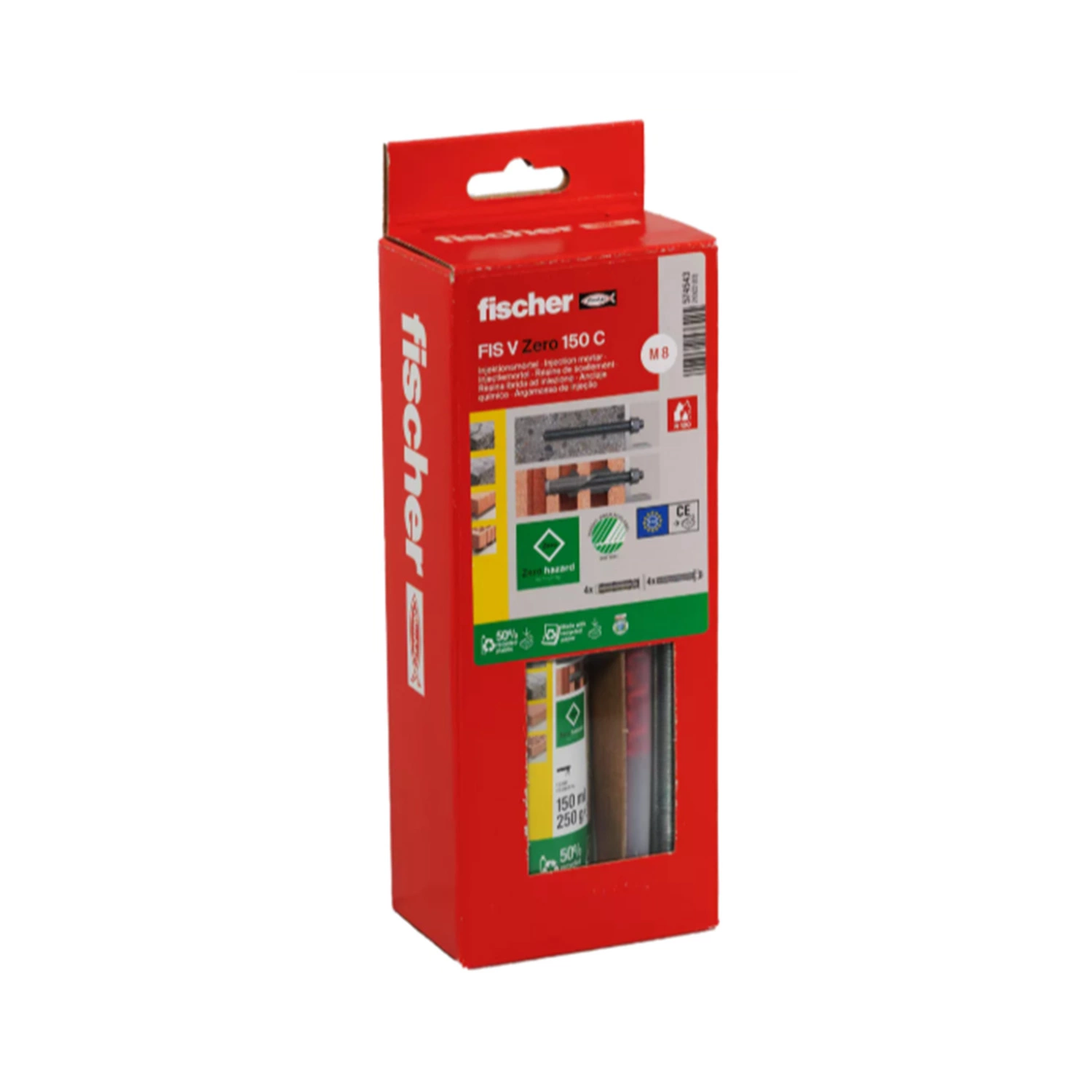 Fischer 574543 FIS V ZERO 150 C SET M8 Injectiemortel - 150 Ml thumbnail 3