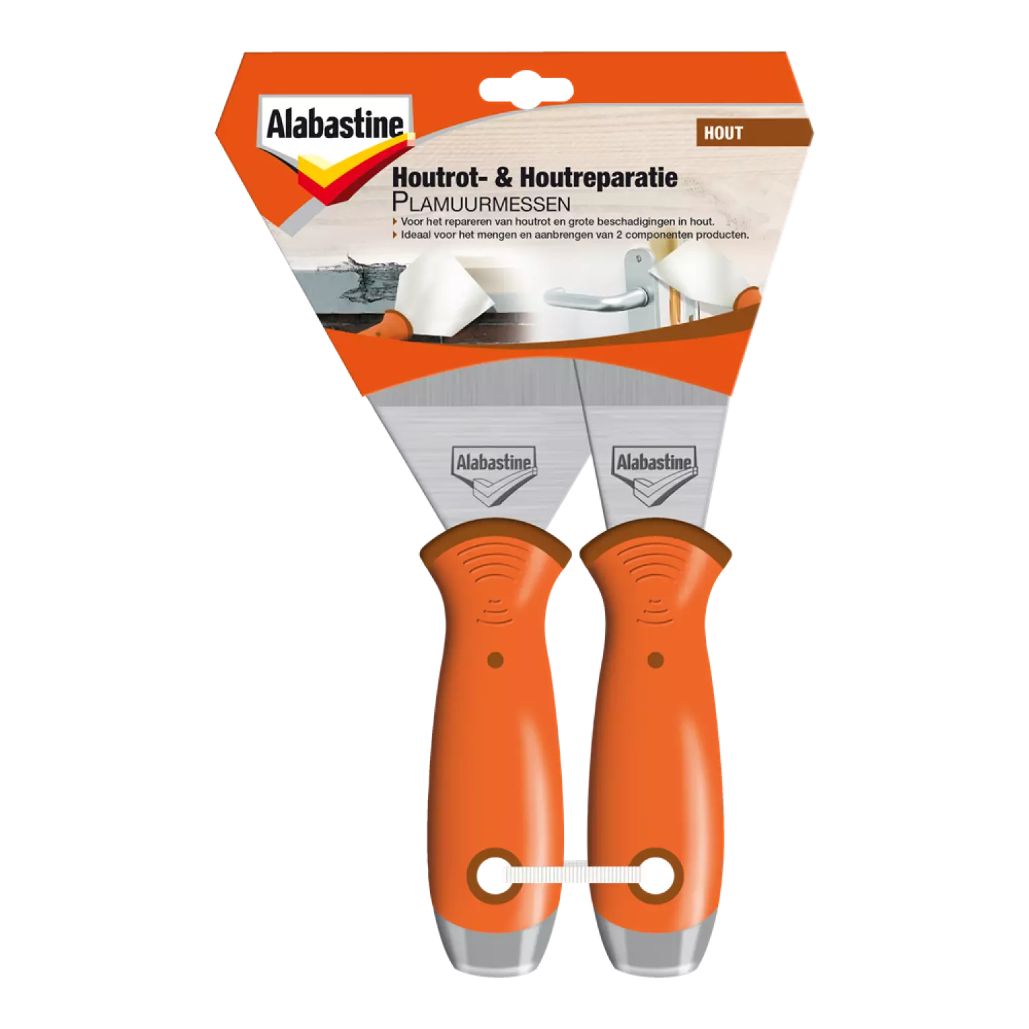 Alabastine Plamuurmes - Houtrot En Houtreparatie (2st)