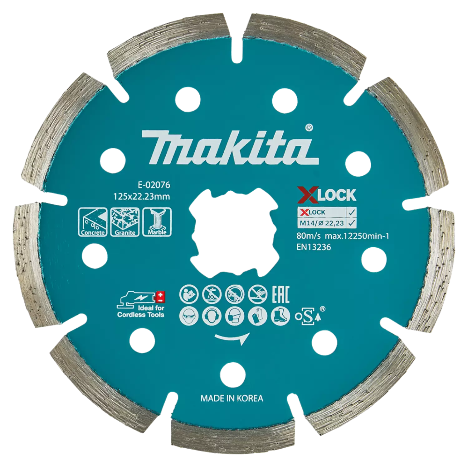 Makita E-02076 X-Lock Diamantschijf - 125x22,23mm thumbnail 3
