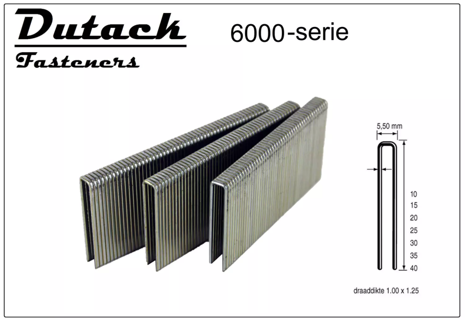 Dutack 5028028 Nieten - Serie 6000 - 15mm (5000st)