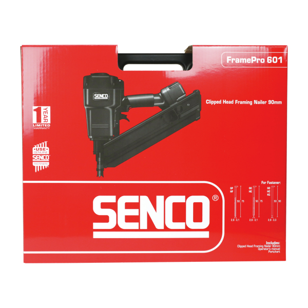 Senco FramePro601 BF/TF Pneumatische D-kop Spijker Tacker In Koffer - 50-90mm - 4,8-8,3 Bar - Detailed view of the product