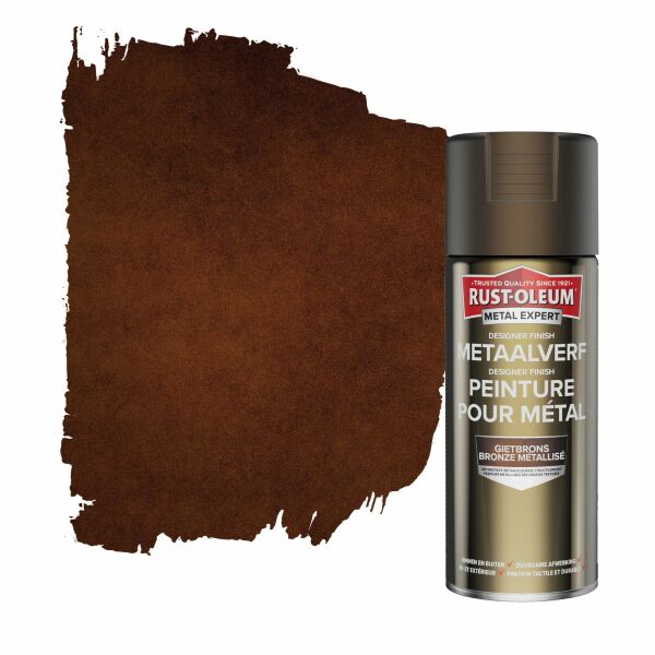 Rust-Oleum Designer Finish - Gietbrons - 400ml - Detailed view of the product