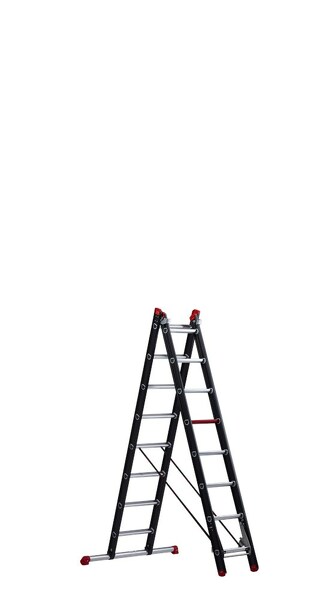 Altrex Mounter ZR 2040 Reformladder - Aluminium - 2 X 8 Sporten - 4,85m - Met Stabiliteitsbalk - Default image for the product