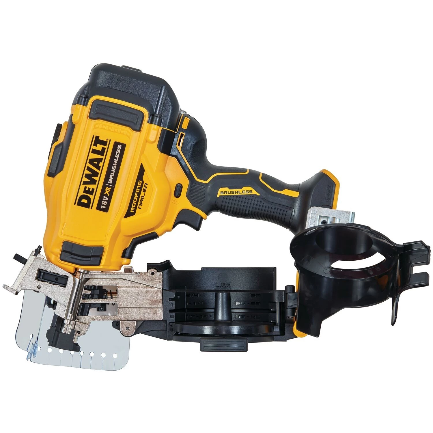 DeWALT DCN45RNN 18V Li-ion XR Accu Rolspijktacker Voor Dakwerk Body - 19-45mm - Koolborstelloos thumbnail 2