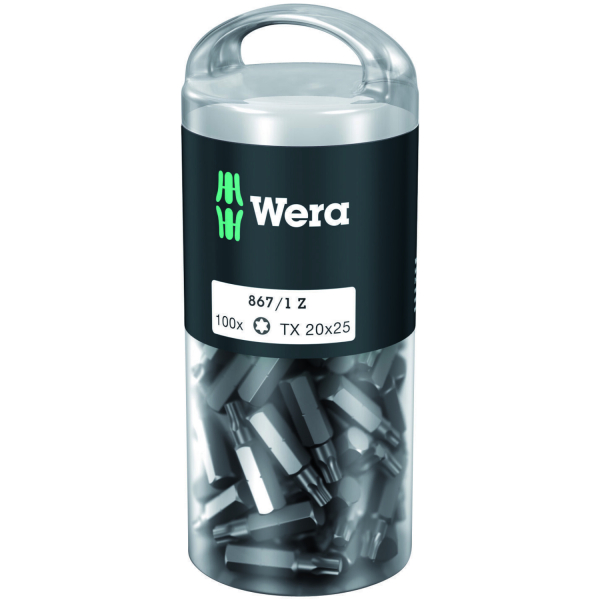 Wera 5072448001 1/4"Torx Bit - T20 X 25mm (100st)