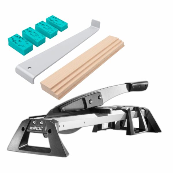 Wolfcraft VLC 800 Laminaatsnijder + 20-delige Legset