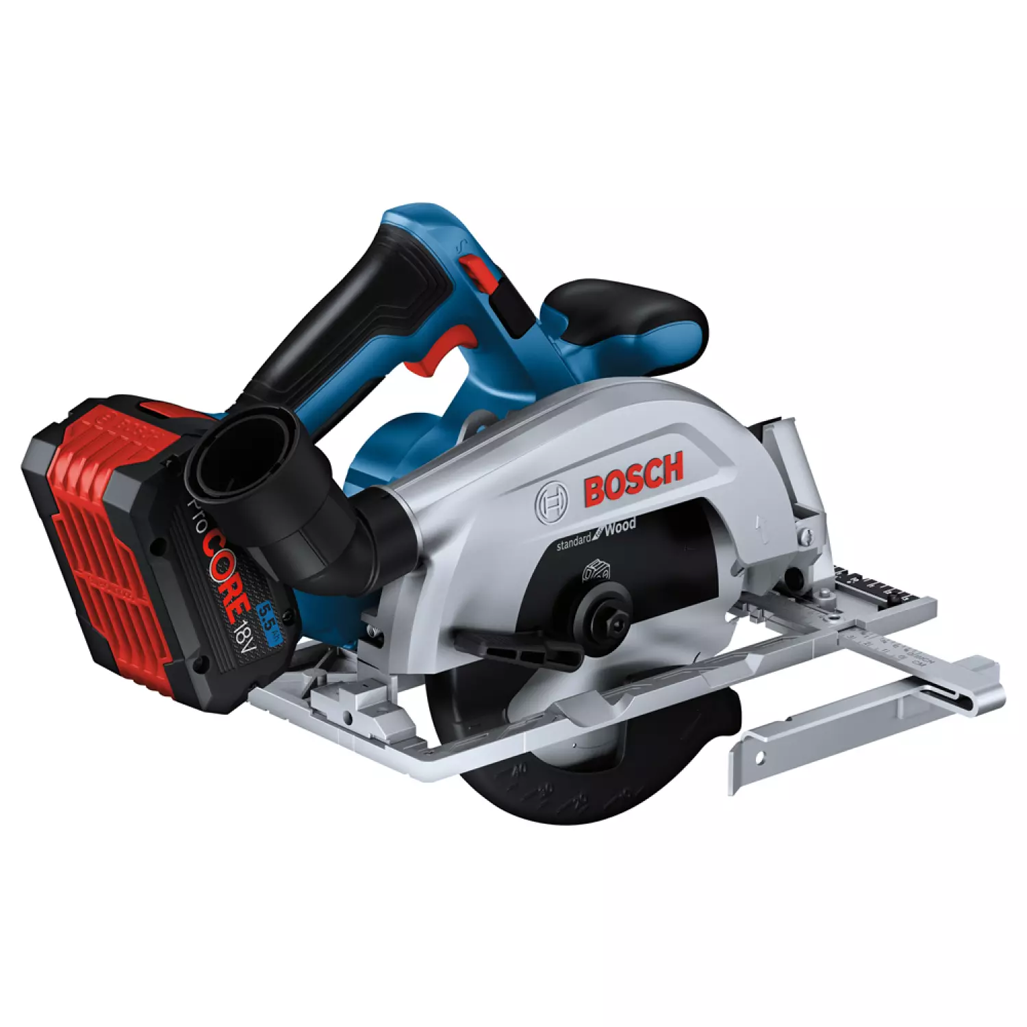 Bosch Professional GKS 18V-57-2 Accu Cirkelzaag 165mm 18V 5.5Ah in L-Boxx - 06016C1202