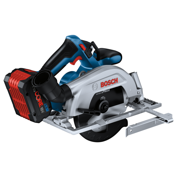 Bosch GKS 18V-57-2 18V Li-ion Accu Cirkelzaag Set (2x 5.5Ah) In L-Boxx - 165mm - Detailed view of the product
