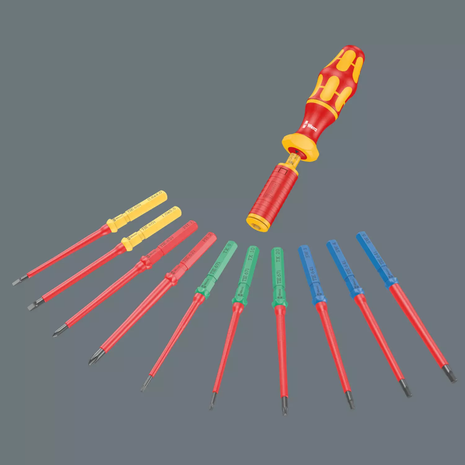 Wera 05006605001 15-delig Kraftform Kompakt VDE 15 Torque 1,2-3,0 Nm Extra Slim 1 Tool Finder Wisselklingenset In Etui thumbnail 3