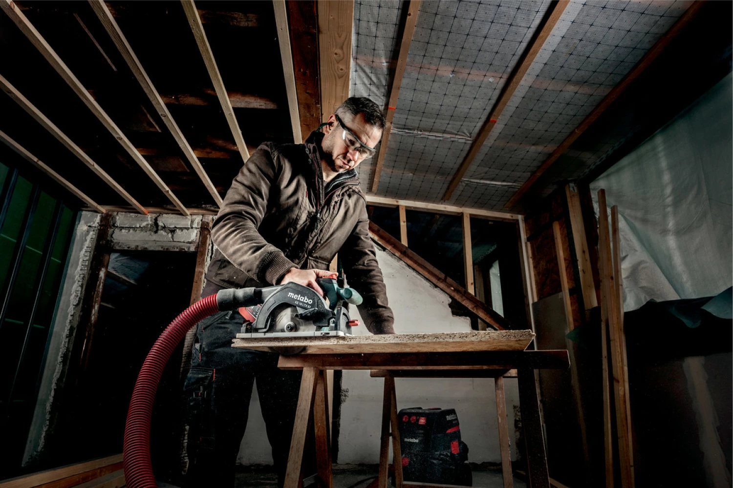 Metabo KS 18 LTX 57 18V Li-Ion Accu Cirkelzaag Set (2x 5.2Ah Accu) In MetaBOX - 57mm thumbnail 3