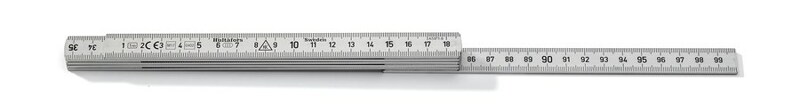 Hultafors A59-1-6 Duimstok - Aluminium - 1m - Detailed view of the product