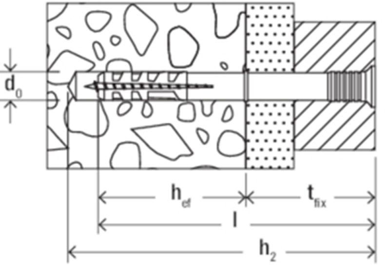 Fischer 50353 Nagelplug/slagplug NS - 6 X 80mm - PZ3 - Verzonken Schroef (50st) - Detailed view of the product