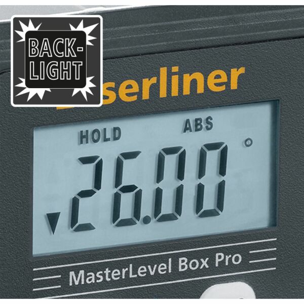 Laserliner MasterLevel Box Pro Digitale Waterpas - Magnetisch - Bluetooth - 59mm - Detailed view of the product