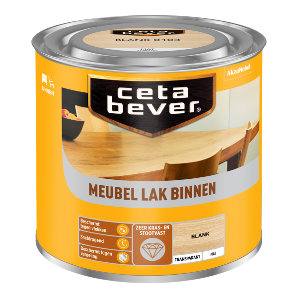 Cetabever Meubel Lak Binnen Transparant Mat - Blank