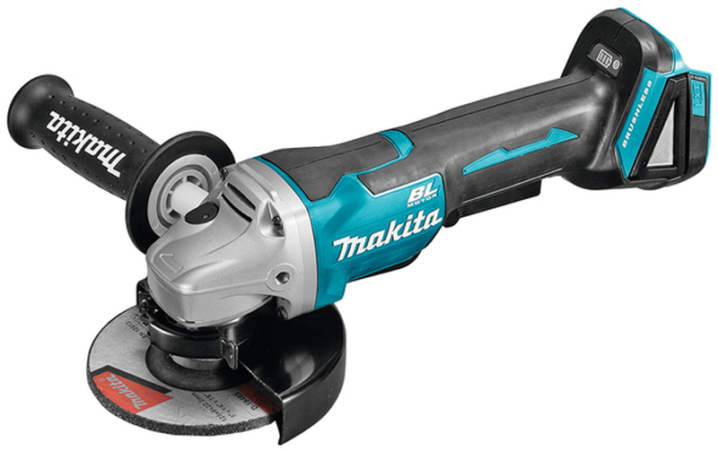 Makita DGA508Z 18V Li-Ion Accu Haakse Slijper Body - 125mm - Koolborstelloos - Softstart EAN: 88381814720