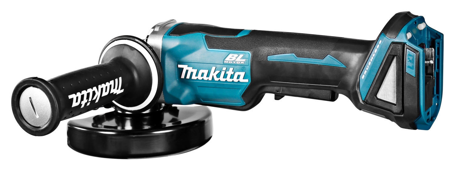 Makita DGA508Z 18V Li-Ion Accu Haakse Slijper Body - 125mm - Koolborstelloos - Softstart thumbnail 3
