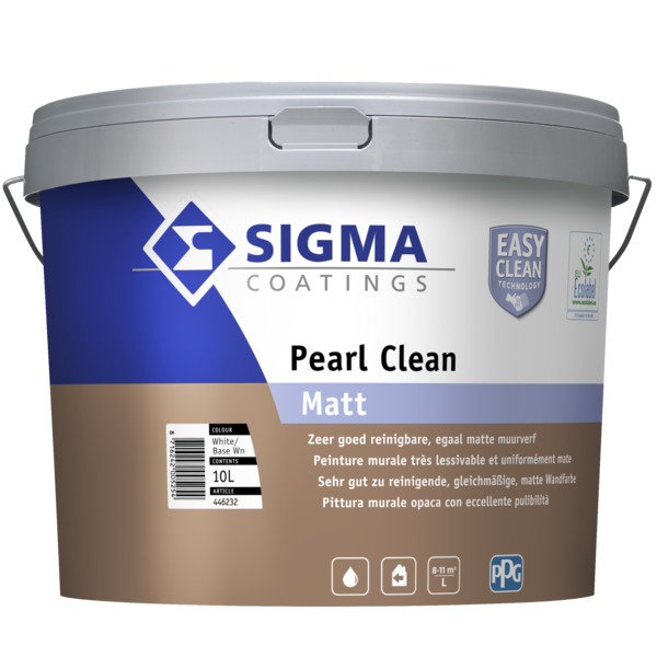 sigma sigmapearl clean matt lichte kleur 10 ltr