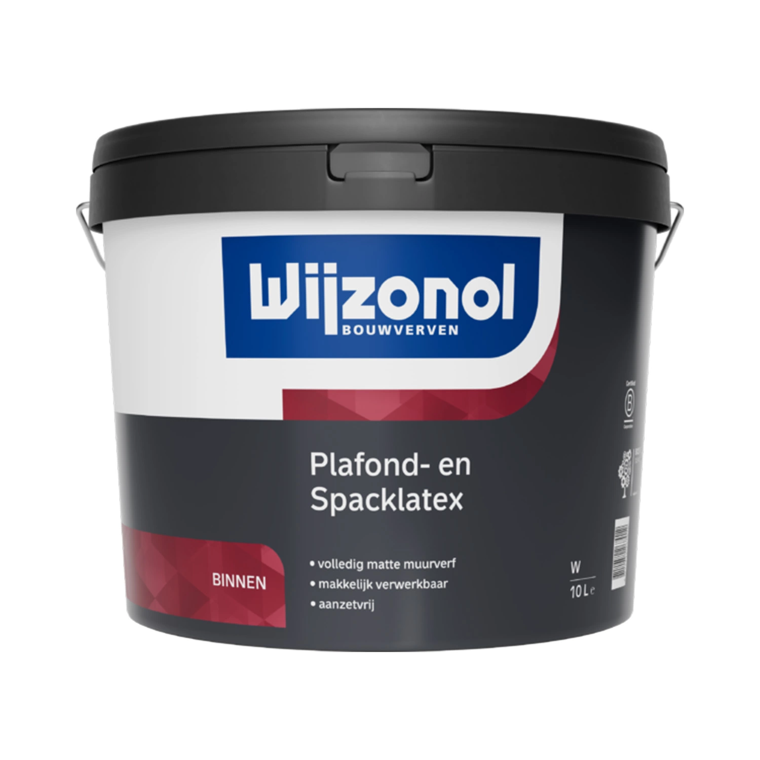 Wijzonol Plafond- En Spacklatex - 2,5L