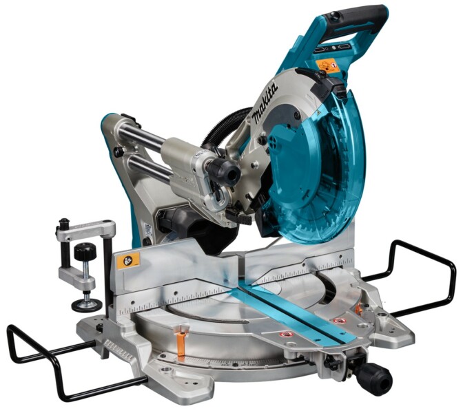 Makita DLX2379UX1 2x18V Li-Ion Accu Combiset Voor Afkorten En Stofzuigen - 260mm - Koolborstelloos - Detailed view of the product