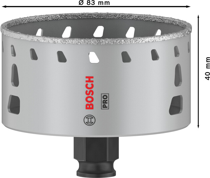 Bosch 2608901573 PRO Tile PC Plus Diamantgatzaag Voor Tegels - 83mm - Detailed view of the product