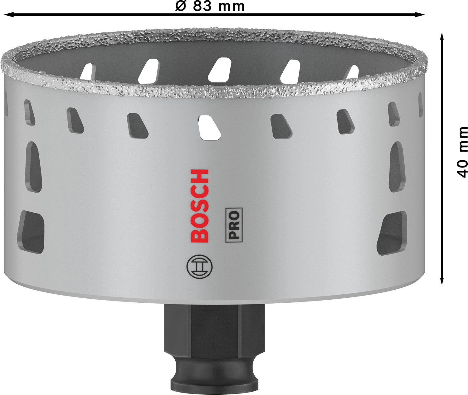 Bosch 2608901573 PRO Tile PC Plus Diamantgatzaag Voor Tegels - 83mm thumbnail 4