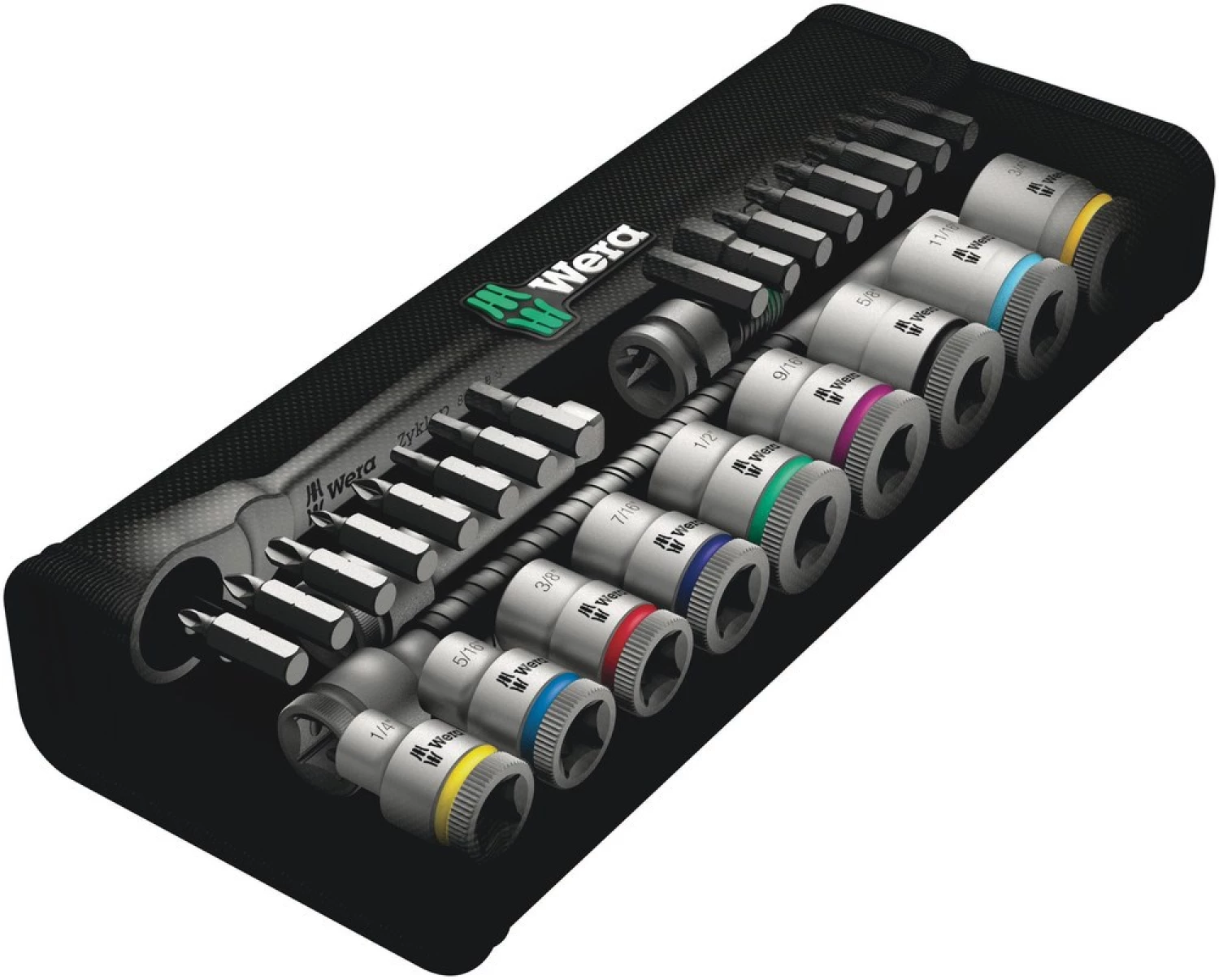Wera 8100 SB 10 Zyklop Metalen ratelset