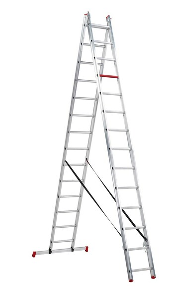 Altrex All Round AR 2065 Reformladder - Aluminium - 2 X 14 Sporten - 7m