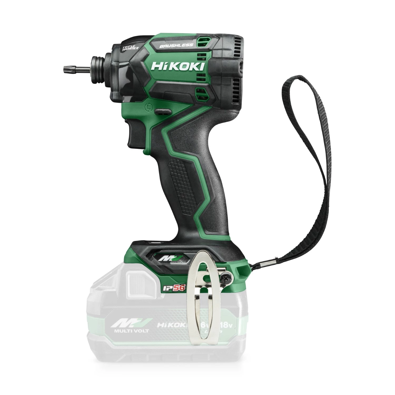 HiKOKI WH36DCW2Z 36V Li-Ion accu slagschroevendraaier body in HSC - 215Nm - koolborstelloos