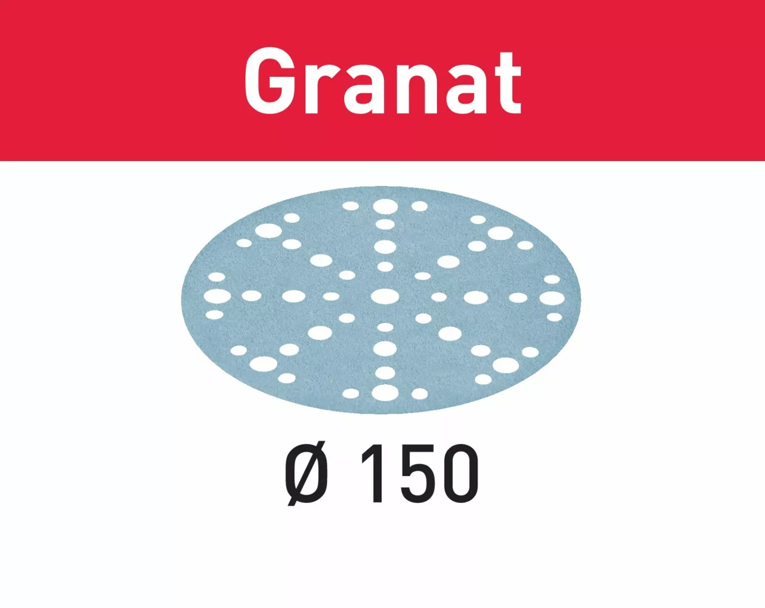 Festool 578137 STF D150/48 P220 GR/10 Schuurschijven - 150 X P220 - Granat - 10st thumbnail 2