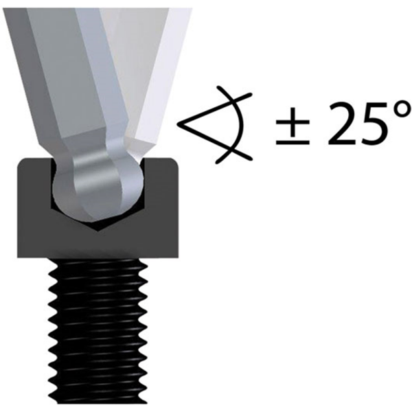 Gedore 42 KEL Inbussleutel Extra Lang Met Kogelkop - 3mm - Detailed view of the product