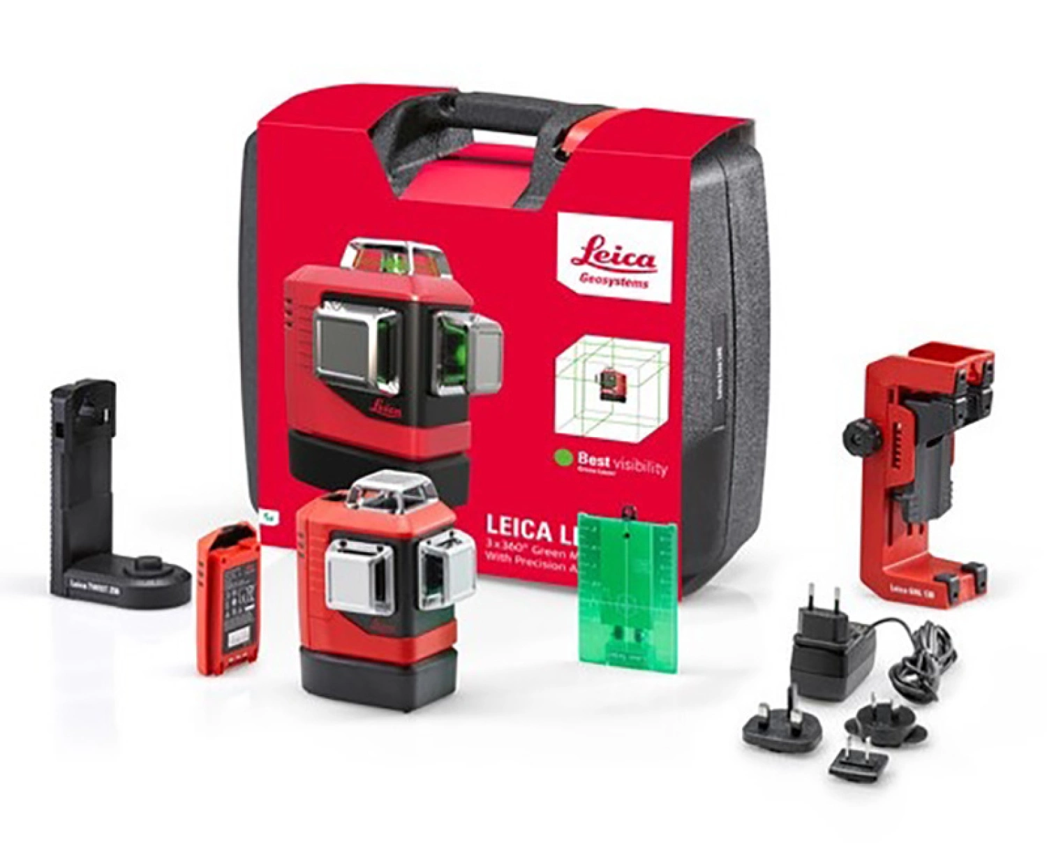 Leica Lino L6G-1 Kruislijnlaser In Koffer - Groen - 3x 360° - IP54