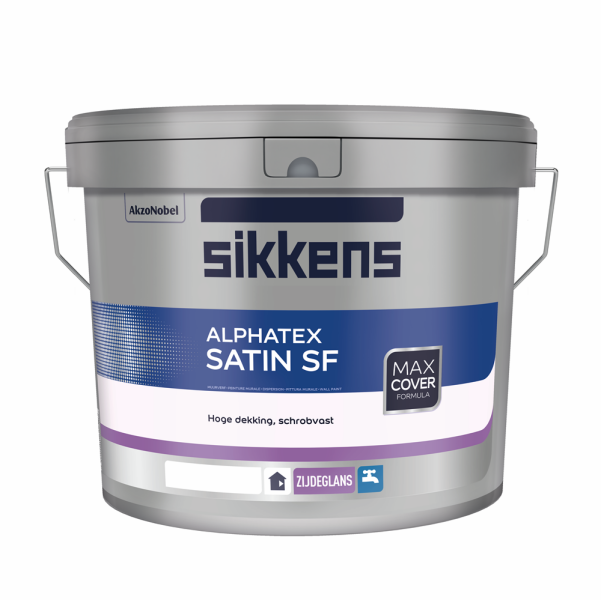 Sikkens Alphatex Satin SF - Wit - 10L