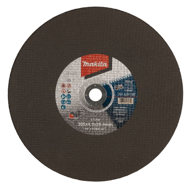 Makita E-12790-5 Doorslijpschijf (5st) - 355x25,4x4,3 Mm - Metaal