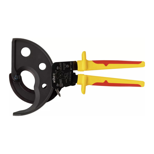 Wiha 46674 Kabelschaar Electric Met Ratelprincipe - 275mm - Tot 300 Mm²