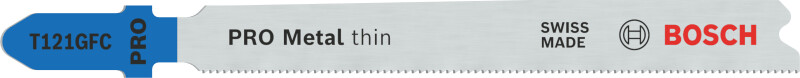 Bosch 2608655094 PRO T121GFC Decoupeerzaagblad Thin - Metaal (2st)