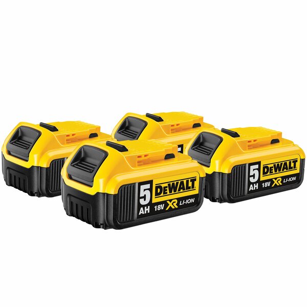 DeWALT DCB184 4-Pack 18V Li-ion XR Accu - 5.0Ah (4st)