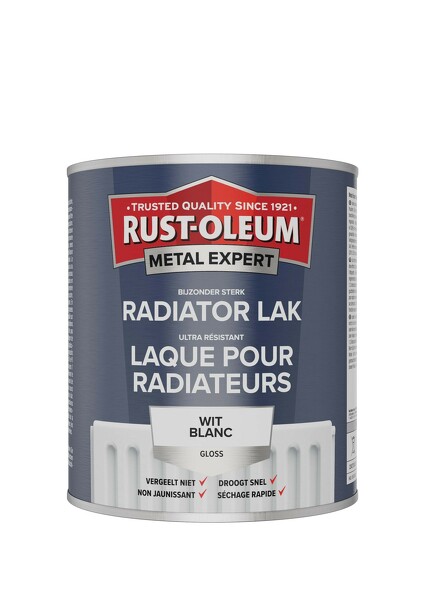 rust-oleum metal expert radiator lak gloss wit 0.4 ltr spuitbus