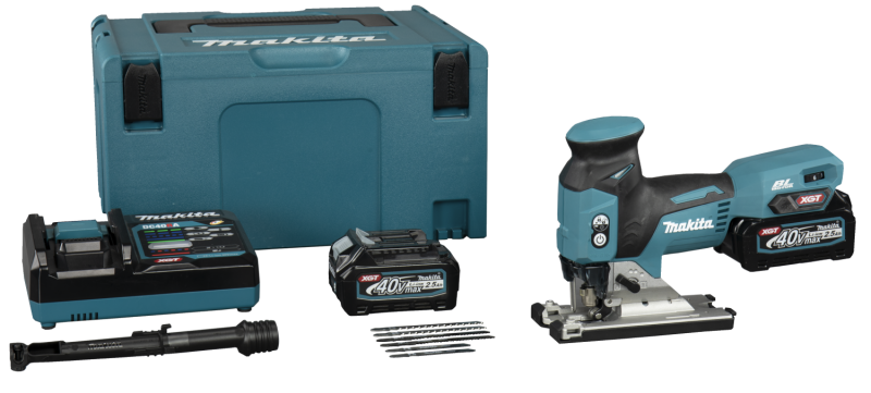 Makita JV001GD201 XGT 40V Max Li-ion Accu Decoupeerzaag Set In Mbox - Ergonomische Greep EAN: 88381770330