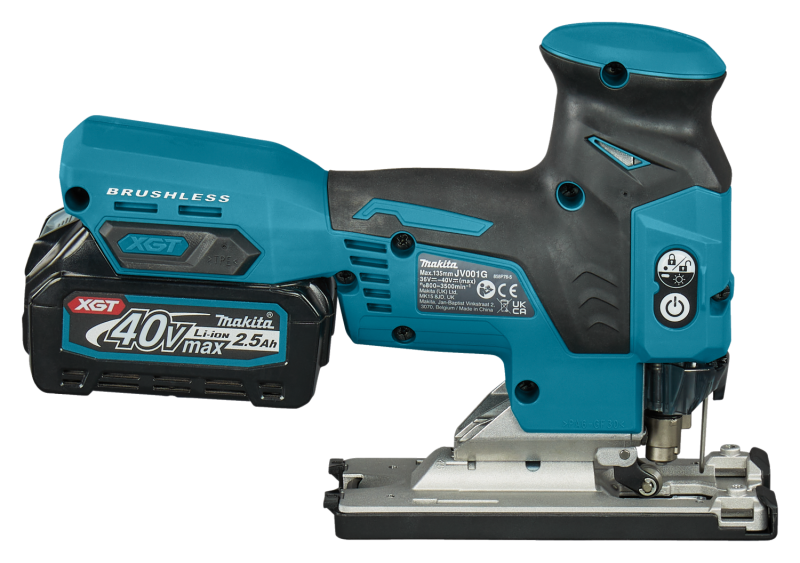 Makita JV001GD201 XGT 40V Max Li-ion Accu Decoupeerzaag Set In Mbox - Ergonomische Greep - Detailed view of the product