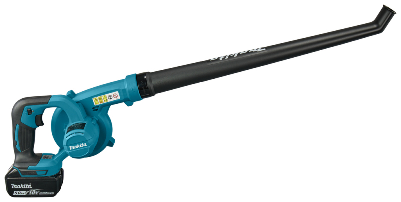 Makita DUB186RT 18V Li-Ion Accu Bladblazer Set (1x 5,0Ah) - 192 Km/h - Detailed view of the product