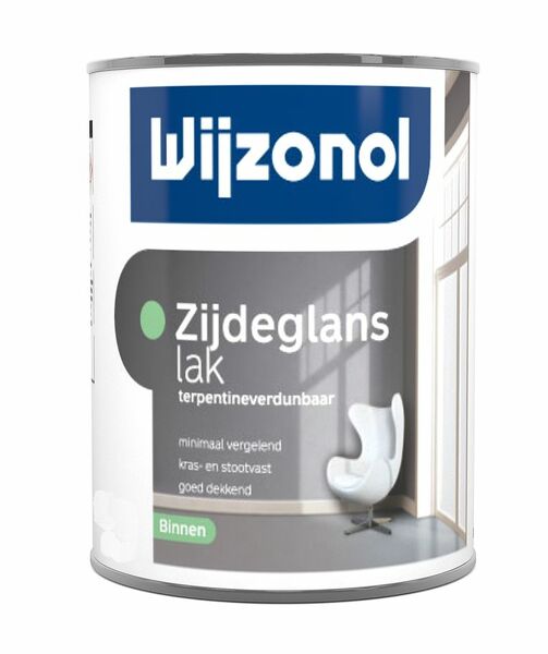 Wijzonol Zijdeglanslak Terpentine 1 liter - Wit