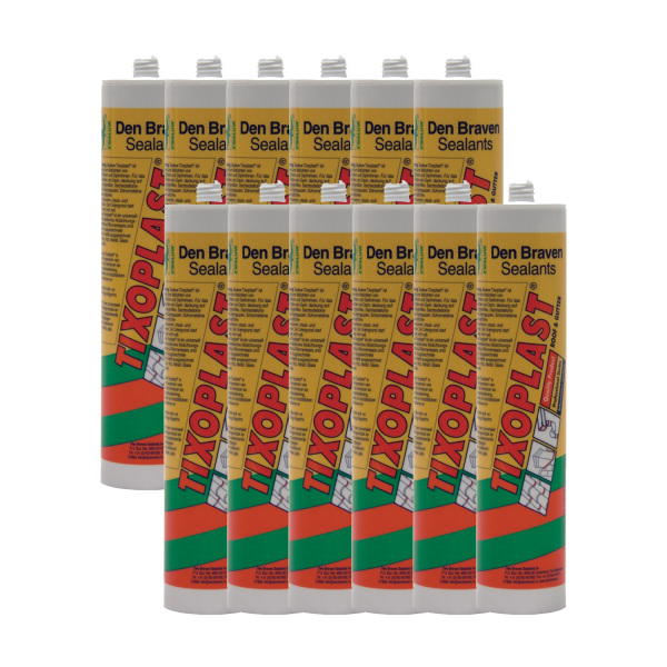 Zwaluw Den Braven 10121601 Tixoplast Dakkit - Zwart - 310ml - 12st - Default image for the product