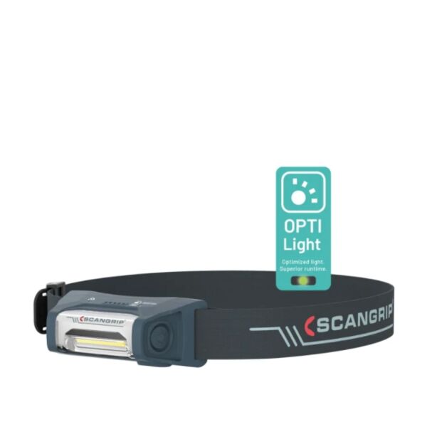 Scangrip I-VIEW LED Hoofdlamp - 400Lm - Oplaadbaar - Detailed view of the product