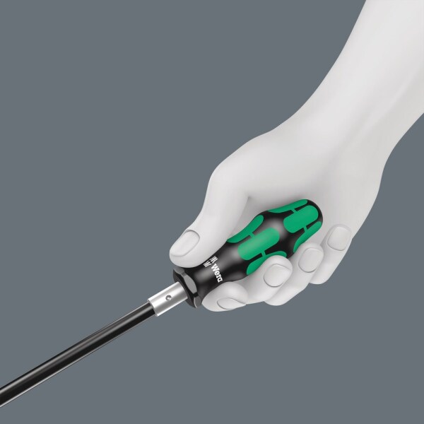 Wera 05028161001 393 S Handbithouder Met Flexibele Schacht - Zeskant - 1/4"X 173,5mm - Detailed view of the product