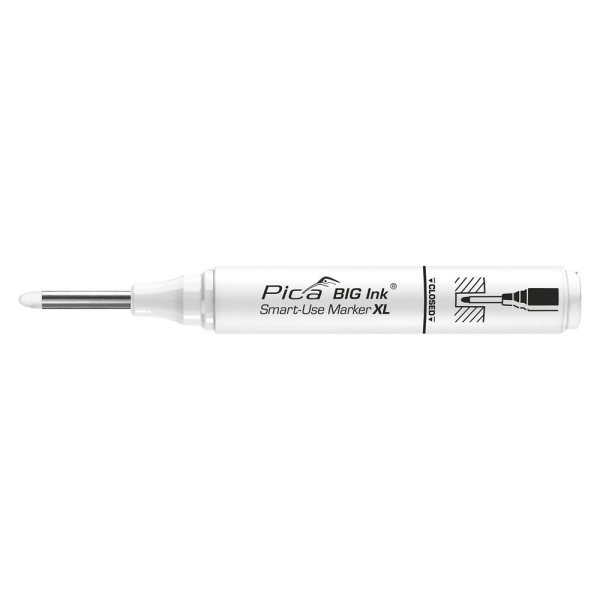 Pica 7052 BIG Ink Markeerstift XL - Wit - Detailed view of the product
